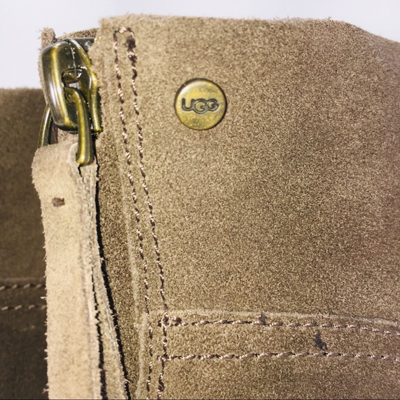 UGG Womens Size 7M Bandara Dark Olive Suede Boot - Picture 5 of 12